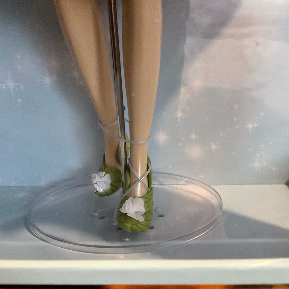 DISNEY   PETER PANS  75TH ANNAVERSARY  DOLL ‘’’TINKERBELL  ‘’’LTD 15.5 in  rare - Picture 4 of 5
